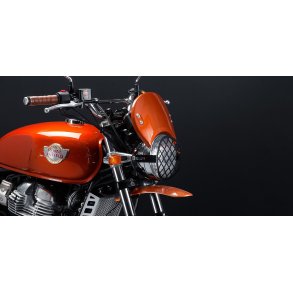 C-RACER, HEADLAMP GUARD GRILL. BLACK