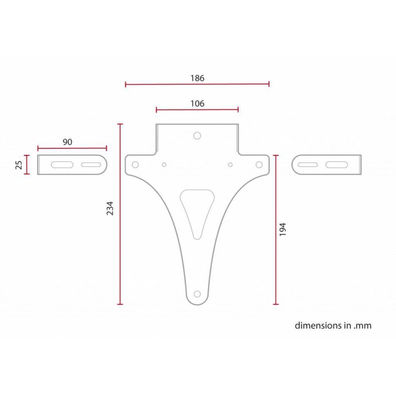 Universal License Plate Holder