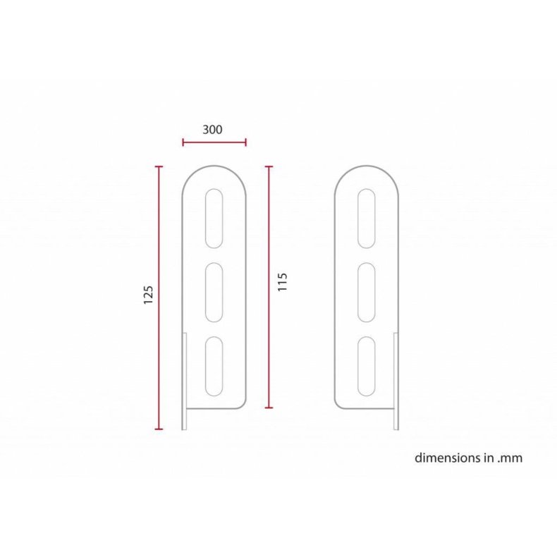 Universal License Plate Holder
