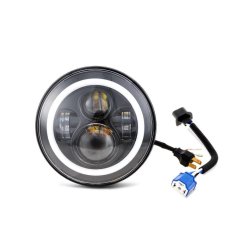 7" led lygte. E godkendt med halo ring som pos. lys