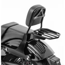 Sissy Bar fits Harley Davidson Dyna Modelle 06-17 with luggage rack