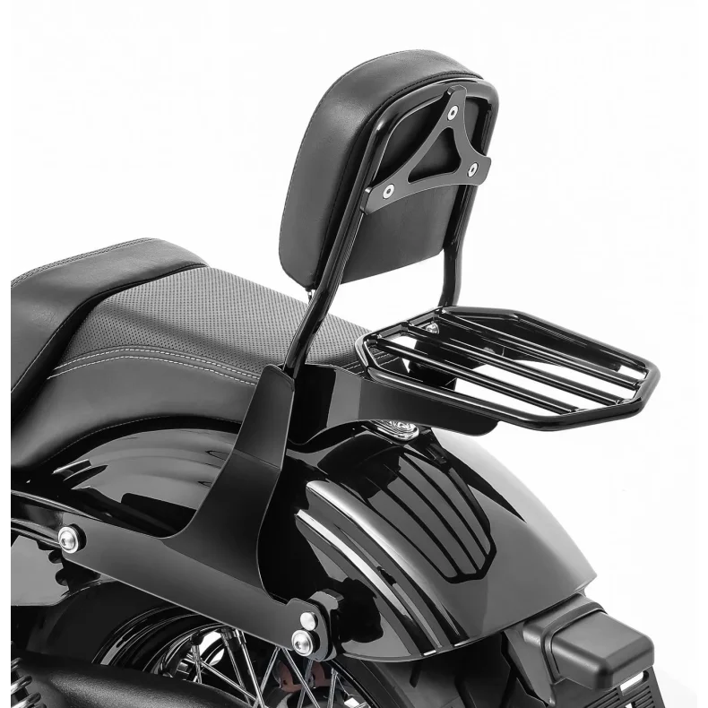 Sissy Bar fits Harley Davidson Dyna Modelle 06-17 with luggage rack