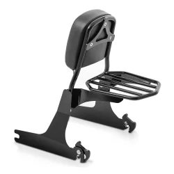 Sissy Bar fits Harley Davidson Dyna Modelle 06-17 with luggage rack