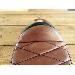 CAFE RACER SDE DIAMOND STITCH CHOCOLAT BROWN TYPE 40