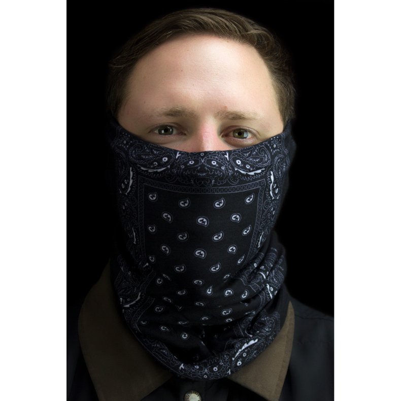 MOTLEY TUBE PAISLEY BLACK ALL WEATHER ONE SIZE