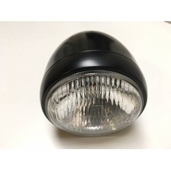 5.75 "Vintage Headlamp med hul til 60mm speedometer.