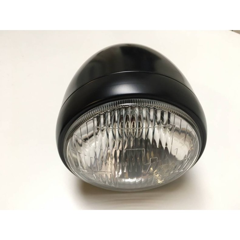 5.75 "Vintage Headlamp med hul til 60mm speedometer.