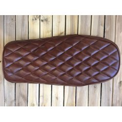 DIAMOND STITCH BRAT SDE BROWN 65