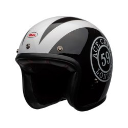 BELL Custom 500 DLX Helmet Ace Cafe 59 Gloss Black/White