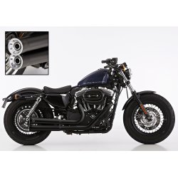 Falcon Double Groove udstdning, E-godkendt. Softail.
