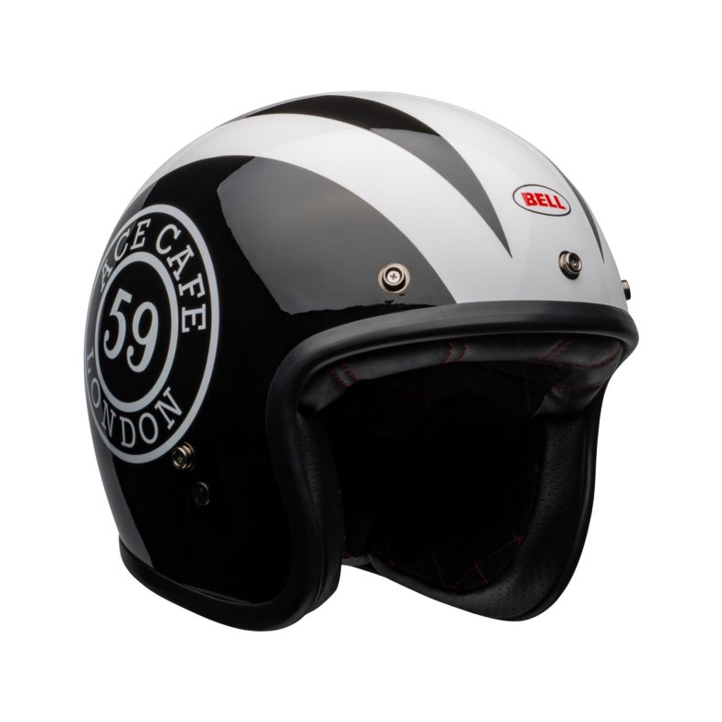 BELL Custom 500 DLX Helmet Ace Cafe 59 Gloss Black/White