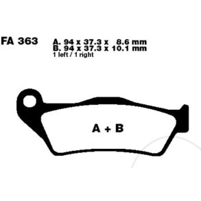 EBC klodser til bla bmw  FA363