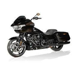 GILLES  MIRROR ADJUSTABLE LONG STEM BLACK/GOLD