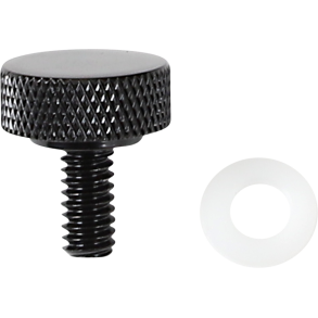 SEAT KNOB BLK SLOT 1/4-20  unc 96 op