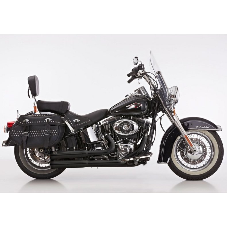 Falcon Double Groove udstdning, E-godkendt. Softail.