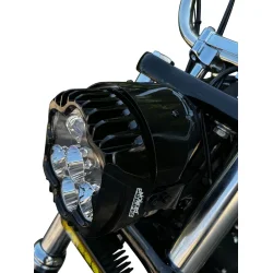 Custom Dynamics, 5-3/4" Shark Demon LED headlamp kit