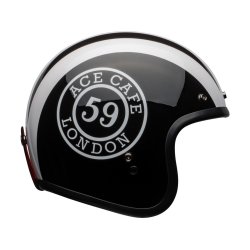 BELL Custom 500 DLX Helmet Ace Cafe 59 Gloss Black/White