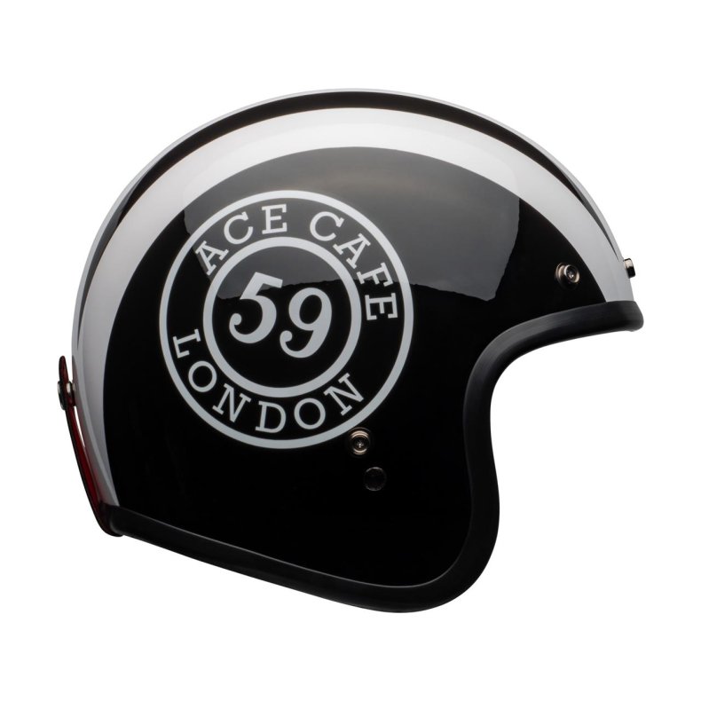 BELL Custom 500 DLX Helmet Ace Cafe 59 Gloss Black/White