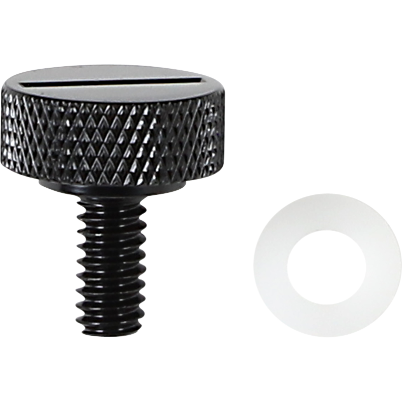 SEAT KNOB BLK SLOT 1/4-20  unc 96 op