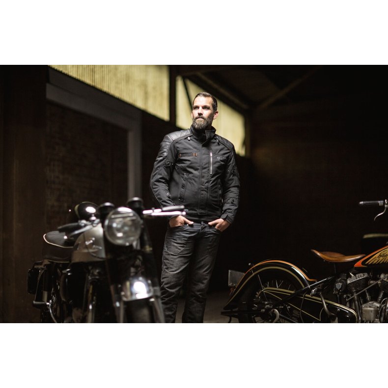 Difi Firenze 2 motorcycle jacket Black
