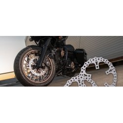 ARLEN NESS, 13" JAGGED SPOKE MOUNT ROTOR KIT.14-21 Touring 