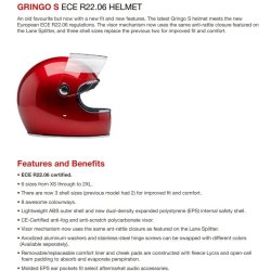 BILTWELL GRINGO S HJELM  GLOSS WHITE/BLACK TRACKER