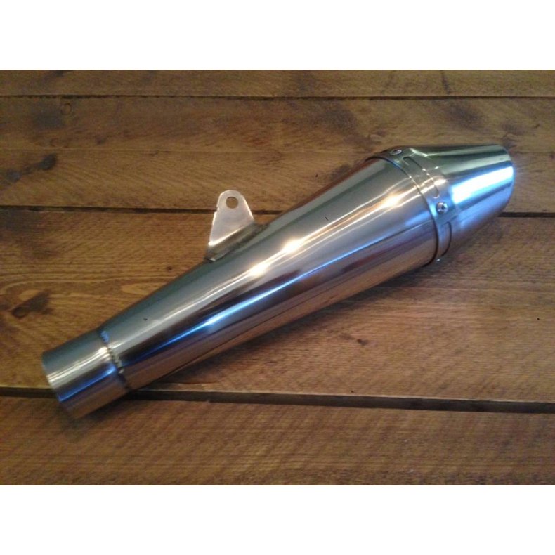 HANDMADE TYPE 3 GP SILENCER (STAINLESS)