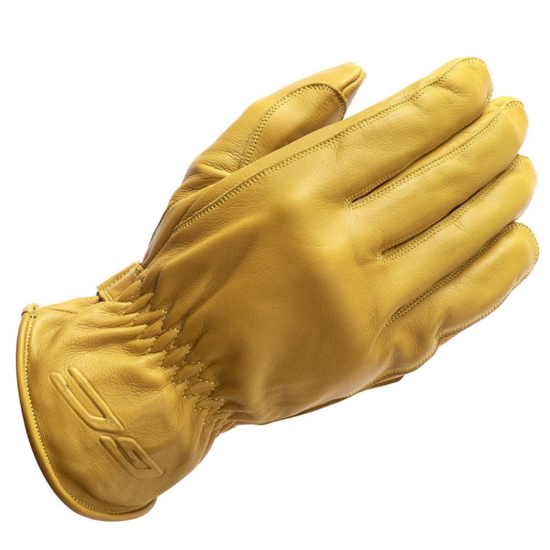 Lderhandsker med kevlar  til god pris, sort eller gul