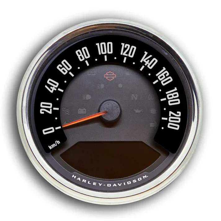 Klistermærke til miles speedo til kmt.(Softail, Dyna) 2018-2023, 5-inch ...
