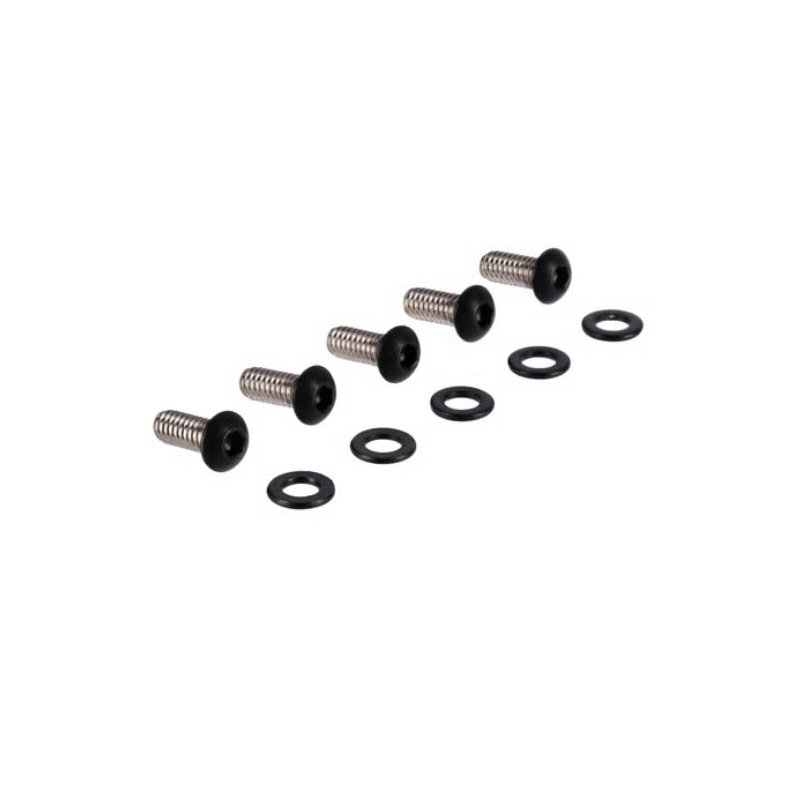 Screws4Bikes, bolt kit, derby cover. Matte black 00-18 Softail 