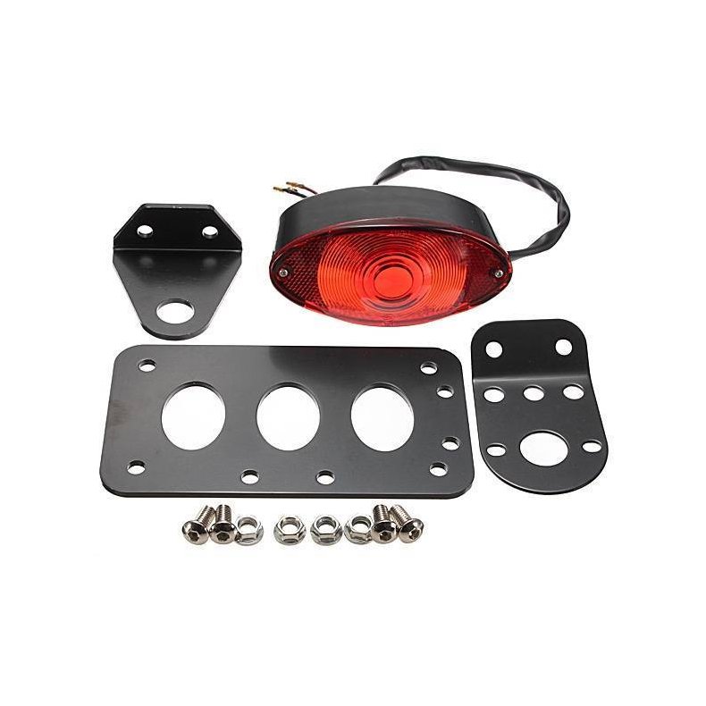 SIDEMOUNT + LIGHTING TYPE OVAL BLACK