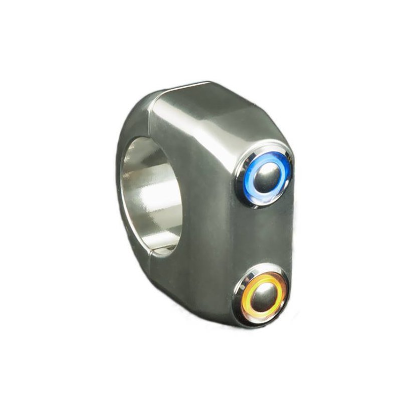 ALU 22MM STYRKONTAKT I MANGE FARVEKOMBINATIONER