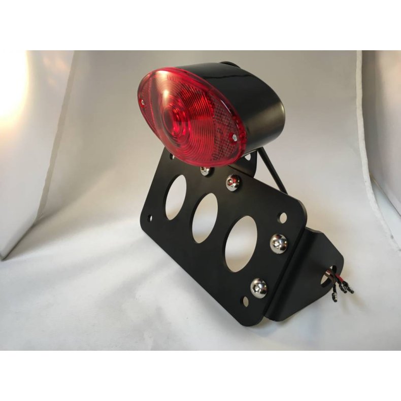 SIDEMOUNT + LIGHTING TYPE OVAL BLACK