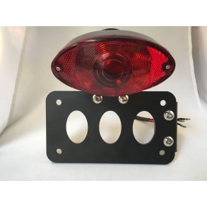 SIDEMOUNT + LIGHTING TYPE OVAL BLACK