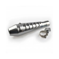 51MM HND LAVET RUSTFRI SCRAMBLER MUFFLER
