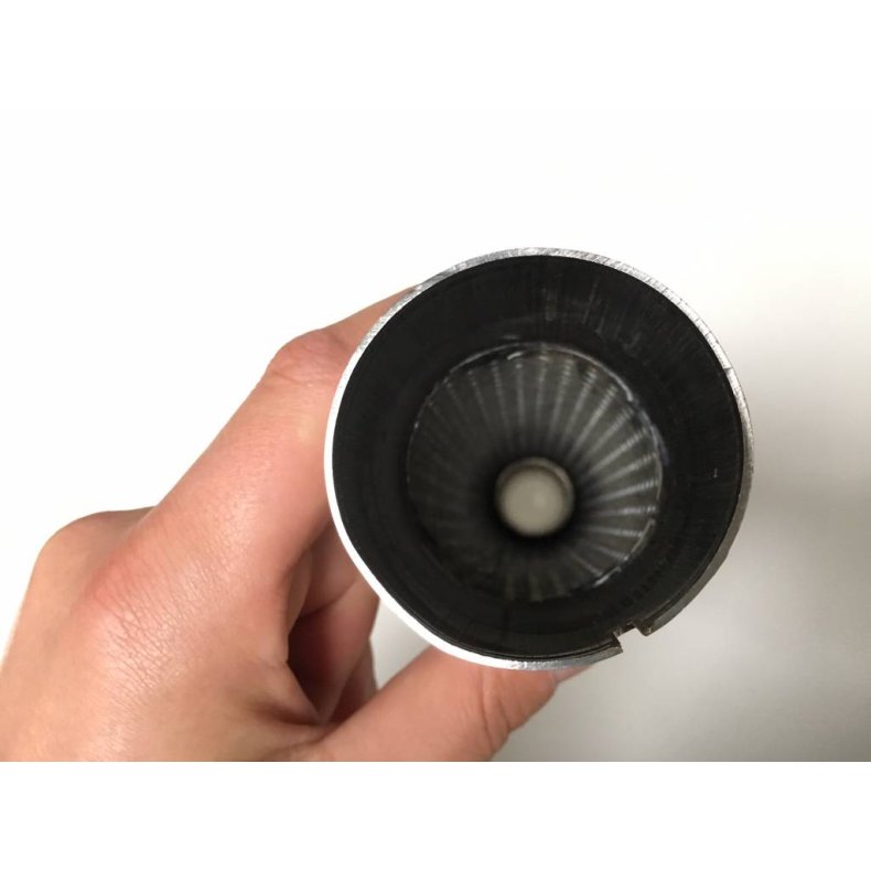 51MM HND LAVET RUSTFRI SCRAMBLER MUFFLER