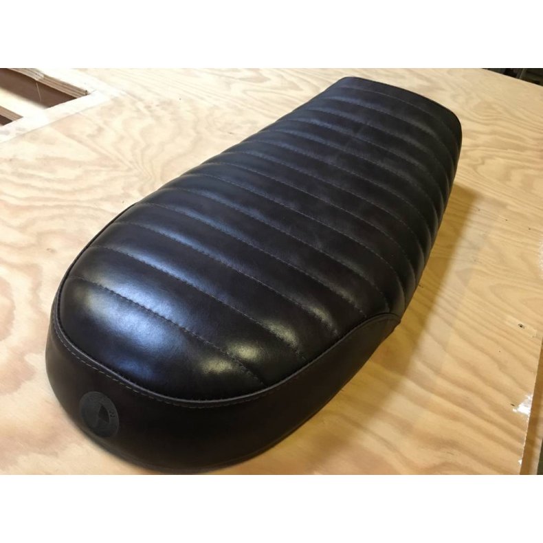 HANDMADE BMW BRAT SEAT REAL LEATHER DARK BROWN