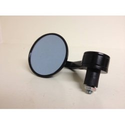 BLACK BAR END MIRRORS FOR 7/8" OR 22MM BARS