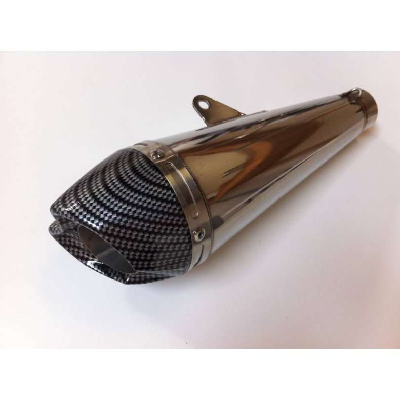 HANDMADE STAINLESS STEEL GP SILENCER RACE