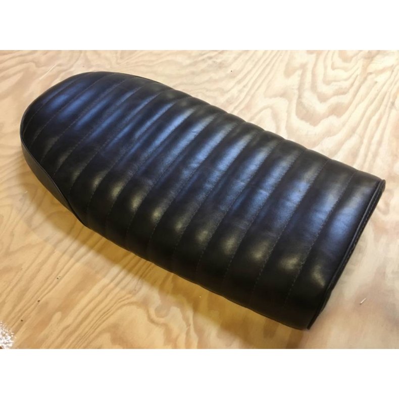 HANDMADE BMW BRAT SEAT REAL LEATHER DARK BROWN