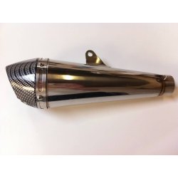 HANDMADE STAINLESS STEEL GP SILENCER RACE
