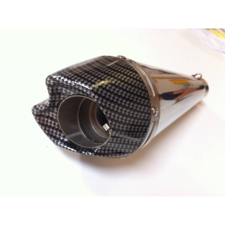 HANDMADE STAINLESS STEEL GP SILENCER RACE