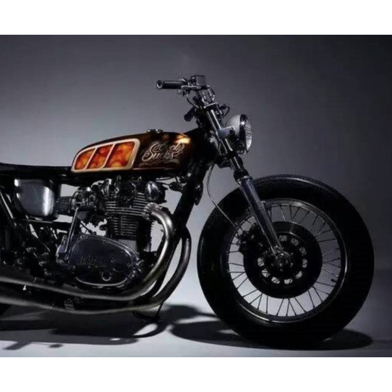 RETRO RACING STYLE BENZINTANK