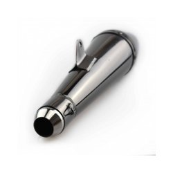 HANDMADE TYPE 4 GP SILENCER (DARK STAINLESS)