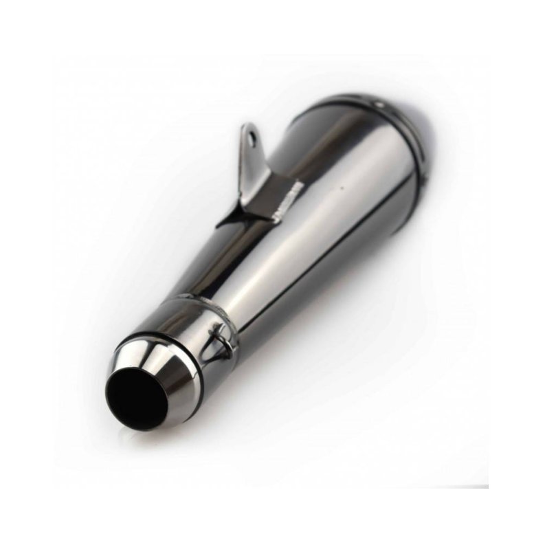 HANDMADE TYPE 4 GP SILENCER (DARK STAINLESS)