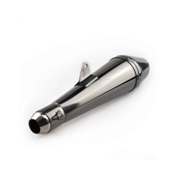 HANDMADE TYPE 4 GP SILENCER (DARK STAINLESS)