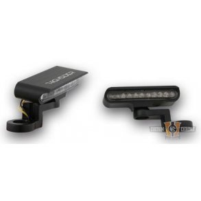 Turn Signal Stripe Housing with bracket for Mirror Mounting, black