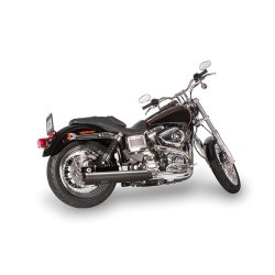 Slip On Exhaust System Shorty Big Shot Black/Black, Mode Switch Clutch Housing Black