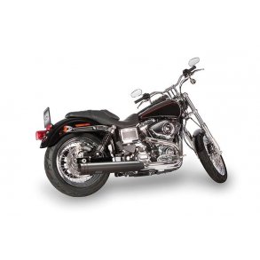 Slip On Exhaust System Shorty Big Shot Black/Black, Mode Switch Clutch Housing Black