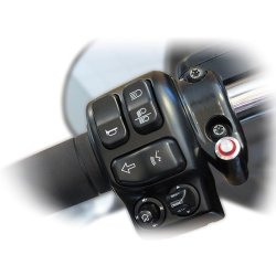 Slip On Exhaust System Shorty Big Shot Black/Black, Mode Switch Clutch Housing Black